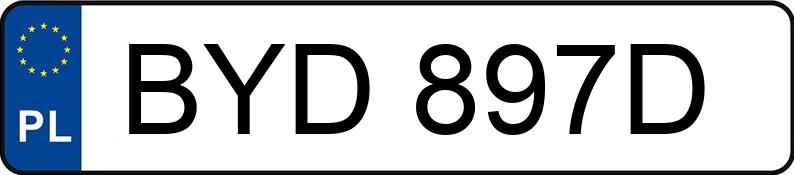 Numer rejestracyjny BYD 897D posiada OPEL Astra II 1.4 MR`98 GL - BYD897D