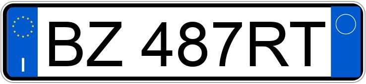 Numer rejestracyjny BZ487RT posiada FORD Fiesta 5a serie