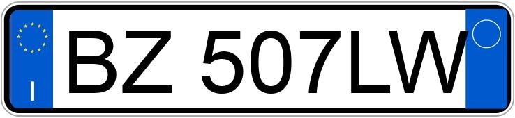 Numer rejestracyjny BZ507LW posiada PEUGEOT 306