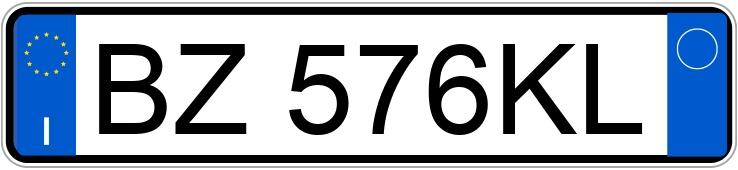 Numer rejestracyjny BZ576KL posiada JEEP Cherokee 2a serie