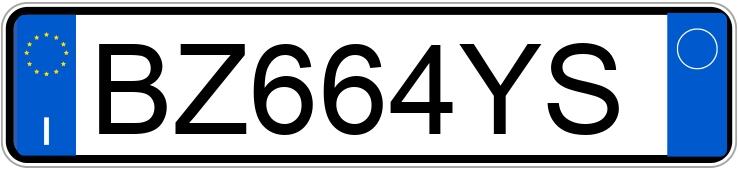 Numer rejestracyjny BZ664YS posiada MERCEDES Classe C