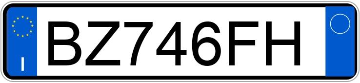 Numer rejestracyjny BZ746FH posiada AUDI A3 1a serie