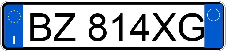 Numer rejestracyjny BZ814XG posiada FIAT Punto 2a serie