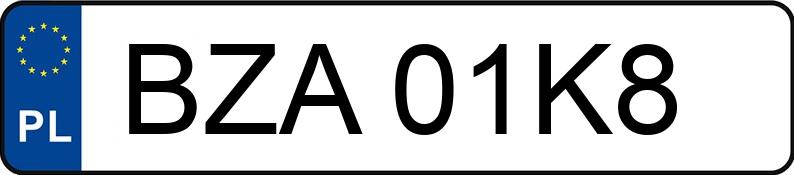 Numer rejestracyjny BZA 01K8 posiada AUDI Q8 60 TFSI E - BZA01K8 Numer rejestracyjny BZA 01K8 posiada AUDI Q8 60 TFSI E - BZA01K8