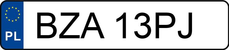 Numer rejestracyjny BZA 13PJ posiada MERCEDES-BENZ SPRINTER 311 CDI - BZA13PJ