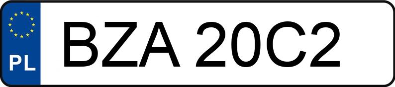 Numer rejestracyjny BZA 20C2 posiada AUDI A4 - BZA20C2 Numer rejestracyjny BZA 20C2 posiada AUDI A4 - BZA20C2