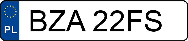 Numer rejestracyjny BZA 22FS posiada SUZUKI XL-7 - BZA22FS
