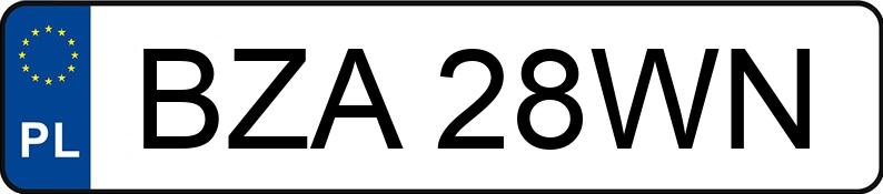 Numer rejestracyjny BZA 28WN posiada AUDI A4 Avant 1.6 Kat. MR`99 B5 Aut. - BZA28WN