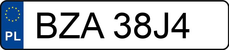 Numer rejestracyjny BZA 38J4 posiada BMW 330 - BZA38J4 Numer rejestracyjny BZA 38J4 posiada BMW 330 - BZA38J4