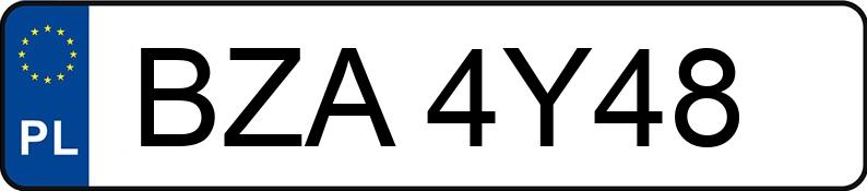 Numer rejestracyjny BZA 4Y48 posiada SKODA Rapid Spaceback 1.6 TDI-CR MR`12 E6 Style - BZA4Y48