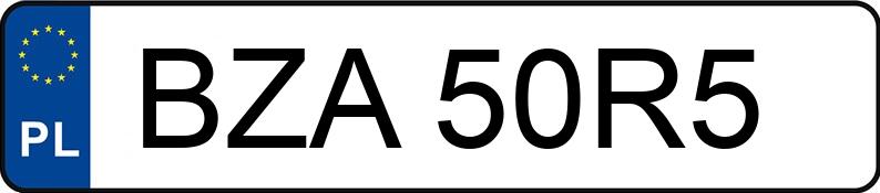 Numer rejestracyjny BZA 50R5 posiada BMW M5 - BZA50R5 Numer rejestracyjny BZA 50R5 posiada BMW M5 - BZA50R5
