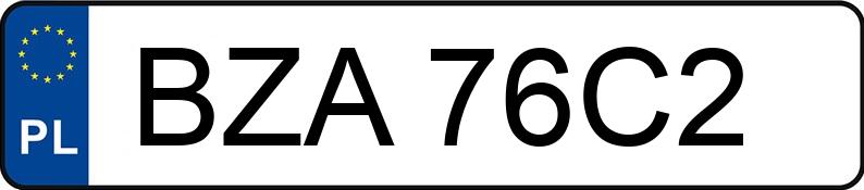 Numer rejestracyjny BZA 76C2 posiada AUDI A6 - BZA76C2