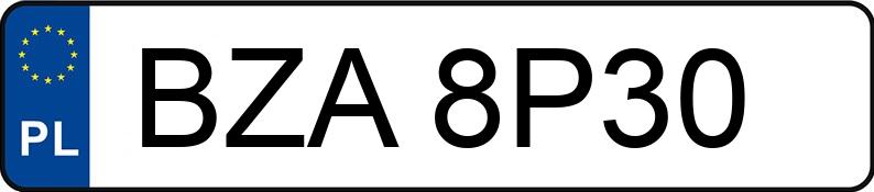 Numer rejestracyjny BZA 8P30 posiada FORD FOCUS C-MAX - BZA8P30