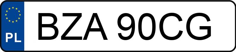 Numer rejestracyjny BZA 90CG posiada RENAULT MEGANE - BZA90CG Numer rejestracyjny BZA 90CG posiada RENAULT MEGANE - BZA90CG