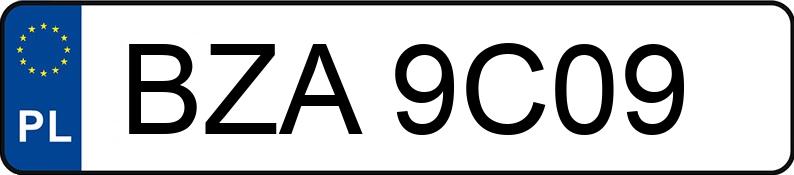 Numer rejestracyjny BZA 9C09 posiada SEAT Leon 1.8 MR`99 E3 1M FR - BZA9C09 Numer rejestracyjny BZA 9C09 posiada SEAT Leon 1.8 MR`99 E3 1M FR - BZA9C09