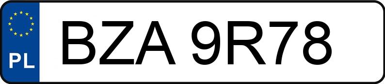 Numer rejestracyjny BZA 9R78 posiada VOLVO V50 2.5 T5 MR`04 E4 Kinetic AWD - BZA9R78