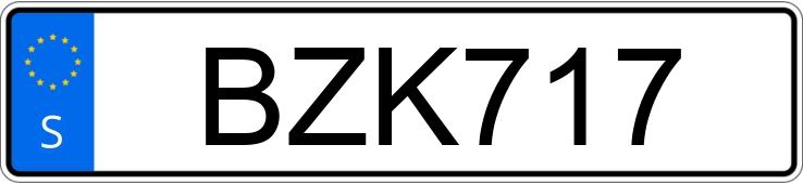 Numer rejestracyjny BZK717 posiada Audi A4 Avant 1.8 T
