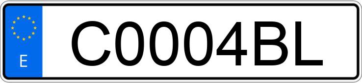 Numer rejestracyjny C0004BL posiada OPEL ASTRA Numer rejestracyjny C0004BL posiada OPEL ASTRA