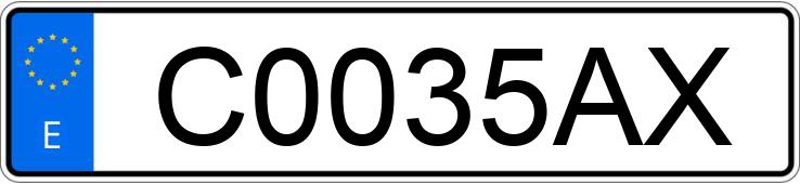 Numer rejestracyjny C0035AX posiada HONDA CRM 75 Numer rejestracyjny C0035AX posiada HONDA CRM 75