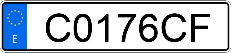 Numer rejestracyjny C0176CF posiada RENAULT MEGANE
