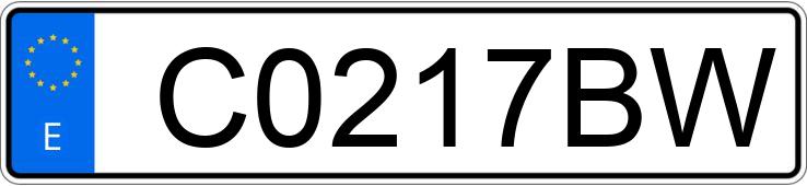 Numer rejestracyjny C0217BW posiada SEAT IBIZA