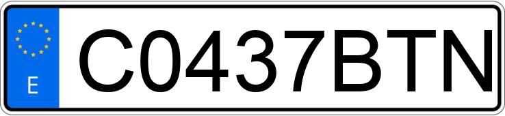 Numer rejestracyjny C0437BTN posiada PIAGGIO ZIP 50