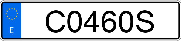 Numer rejestracyjny C0460S posiada RENAULT 5