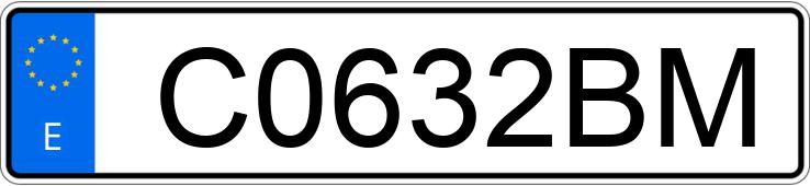 Numer rejestracyjny C0632BM posiada FORD ESCORT