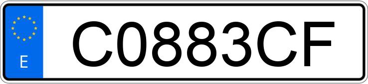 Numer rejestracyjny C0883CF posiada AUDI A3 Numer rejestracyjny C0883CF posiada AUDI A3