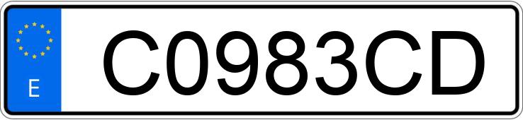 Numer rejestracyjny C0983CD posiada OPEL MOVANO