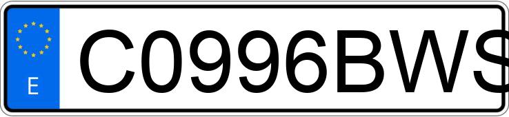 Numer rejestracyjny C0996BWS posiada BETA RR 50