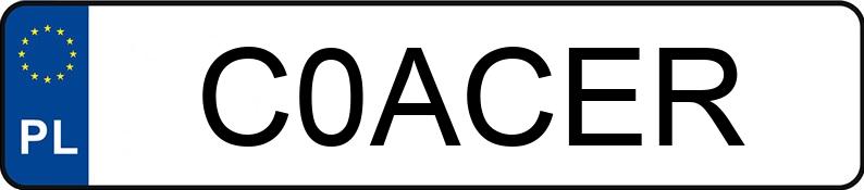 Numer rejestracyjny C0ACER posiada MERCEDES-BENZ G 400 D Numer rejestracyjny C0ACER posiada MERCEDES-BENZ G 400 D