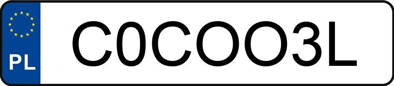 Numer rejestracyjny C0COO3L posiada MERCEDES-BENZ AMG G 63 463A