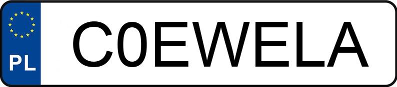 Numer rejestracyjny C0EWELA posiada TOYOTA RAV4