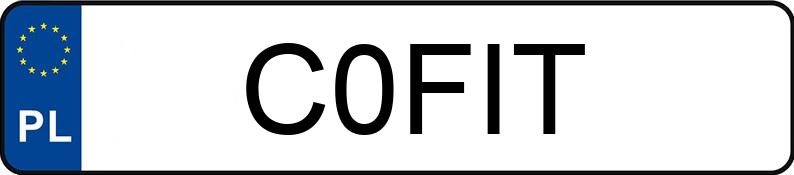 Numer rejestracyjny C0FIT posiada FORD Explorer 3.0 EcoBoost MR`20 E6.2 ST-Line