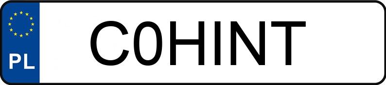 Numer rejestracyjny C0HINT posiada AUDI A5 Sportback 40 TDi MR`20 E6d B9 advanced S tronic