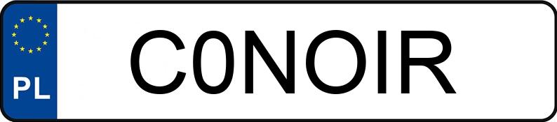 Numer rejestracyjny C0NOIR posiada AUDI A4 35 TFSI MR`20 E6d B9 S line