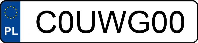 Numer rejestracyjny C0UWG00 posiada LAND ROVER Discovery V 3.0 Diesel MHEV MR`20 E6d Dynamic HSE