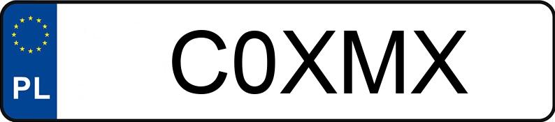 Numer rejestracyjny C0XMX posiada MAZDA CX-60 e-SKYACTIV MHEV MR`22 E6d Takumi Plus Aut.