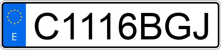 Numer rejestracyjny C1116BGJ posiada APRILIA SONIC 50