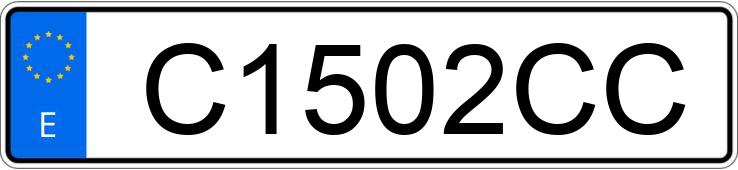 Numer rejestracyjny C1502CC posiada SEAT IBIZA Numer rejestracyjny C1502CC posiada SEAT IBIZA