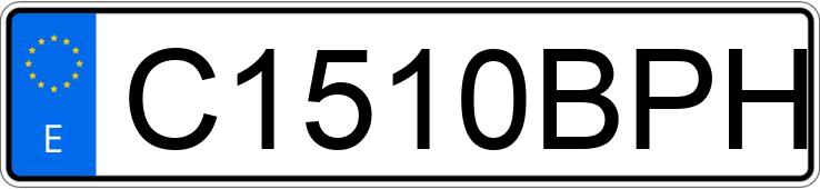 Numer rejestracyjny C1510BPH posiada PEUGEOT JET 50