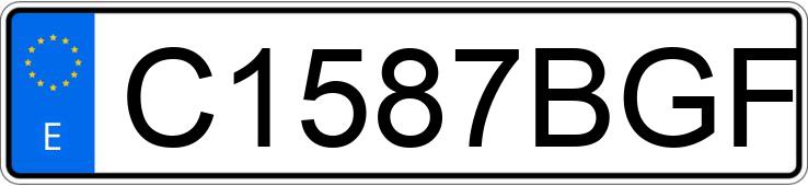 Numer rejestracyjny C1587BGF posiada PIAGGIO DELTA 50