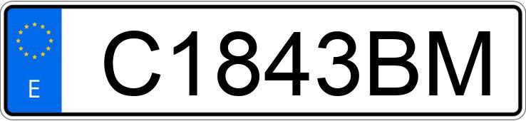 Numer rejestracyjny C1843BM posiada MERCEDES 190 (201)