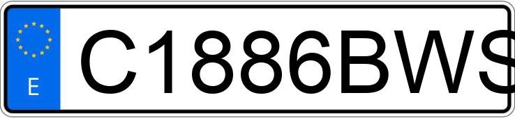 Numer rejestracyjny C1886BWS posiada RIEJU MRT