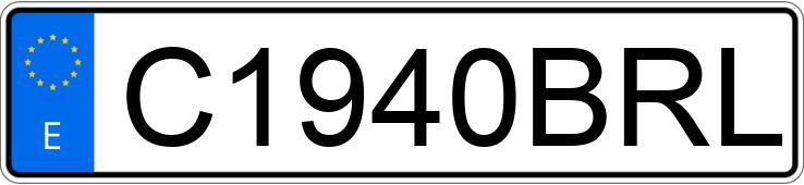 Numer rejestracyjny C1940BRL posiada RIEJU RR 50 Numer rejestracyjny C1940BRL posiada RIEJU RR 50