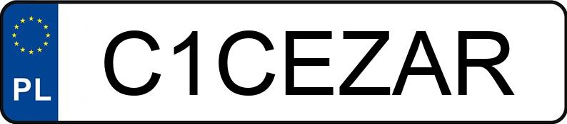 Numer rejestracyjny C1CEZAR posiada BMW X6 XDRIVE40D