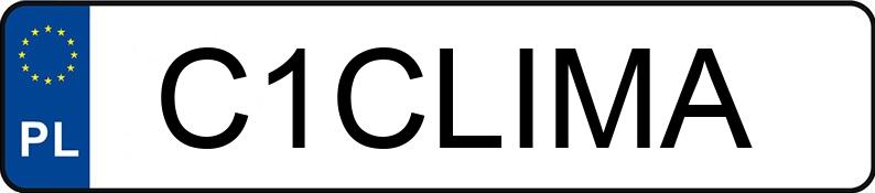 Numer rejestracyjny C1CLIMA posiada AUDI A1 Sportback 1.6 TDi MR`15 E6 8X Sport