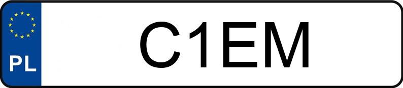 Numer rejestracyjny C1EM posiada BMW ALPINA B7 Numer rejestracyjny C1EM posiada BMW ALPINA B7