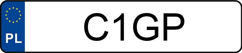 Numer rejestracyjny C1GP posiada MERCEDES-BENZ SL 500 Kat. MR`01 E3 230 SL 500 Kat. MR`01 E3 230